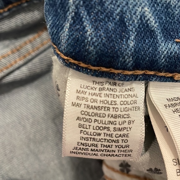 Lucky brand jeans size 10/30 - Picture 8 of 11